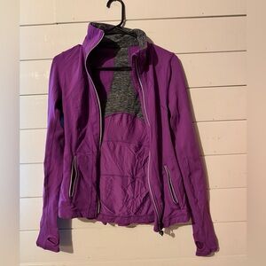 Lululemon Vibrant Purple Jacket with back details